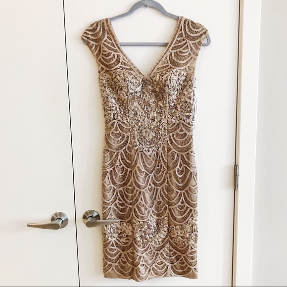 Sue Wong Dresses & Skirts - Sue Wong Nocturnal Beaded Cocktail Dress